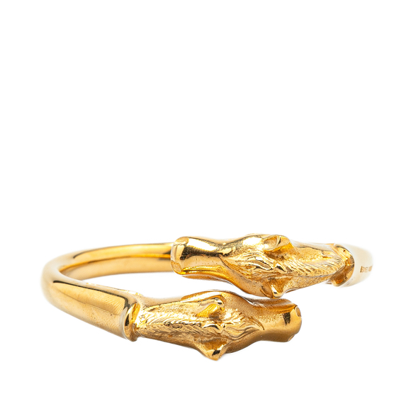 Hermes | Jewelry | Preloved Hermes Gold Plated Cheval Double Horse Hermes | Jewelry | Preloved Hermes Gold Plated Cheval Double Horse